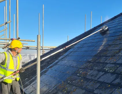 commercial roof cleaning